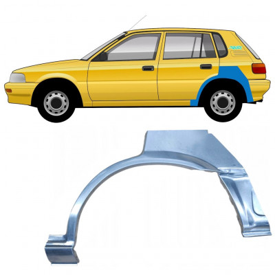 Aizmugurējā arka priekš Toyota Corolla 1987-1994 / Kreisā 8644