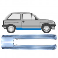 Pilns slieksnis priekš Opel Corsa A 1982-1993  / Kreisais+Labais / Komplekts 9793