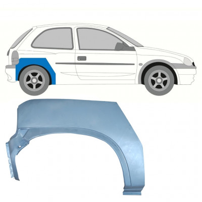 Aizmugurējā arka priekš Opel Corsa B 1993-2001 / Labā 7255
