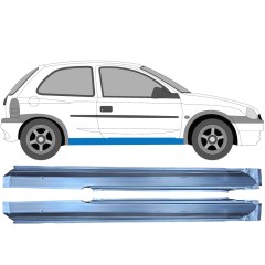 Pilns slieksnis priekš Opel Corsa B 1993-2001 / Kreisais+Labais / Komplekts 9673