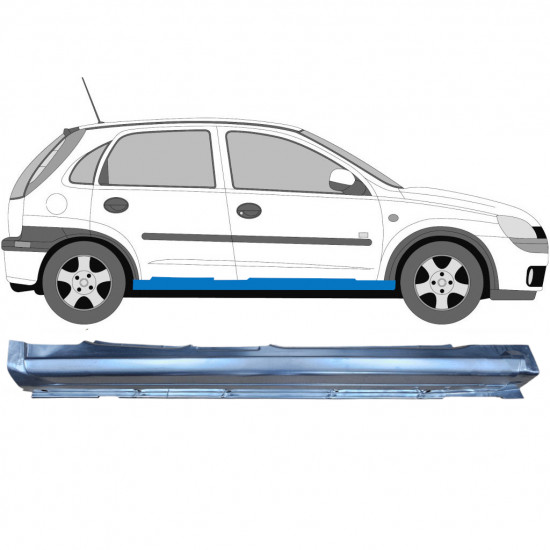Slieksnis priekš Opel Corsa 2000-2010 / Labā 6875