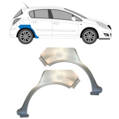 Aizmugurējā arka priekš Opel Corsa D 2006-2015 / Kreisais+Labais / HATCHBACK / Komplekts 14577