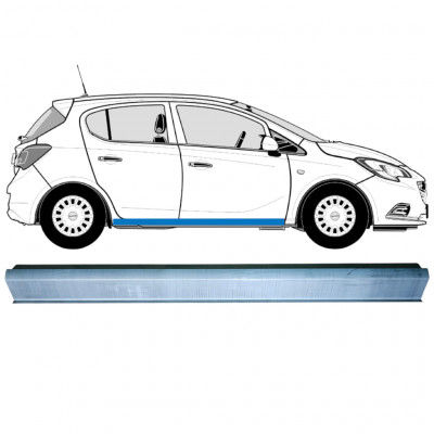 Slieksnis priekš Opel Corsa E 2014-2019 / Kreisais = Labais (simetrisks) 12882