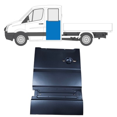Aizmugurējo durvju panelis priekš Volkswagen Crafter 2005-2017 / Kreisā 14238