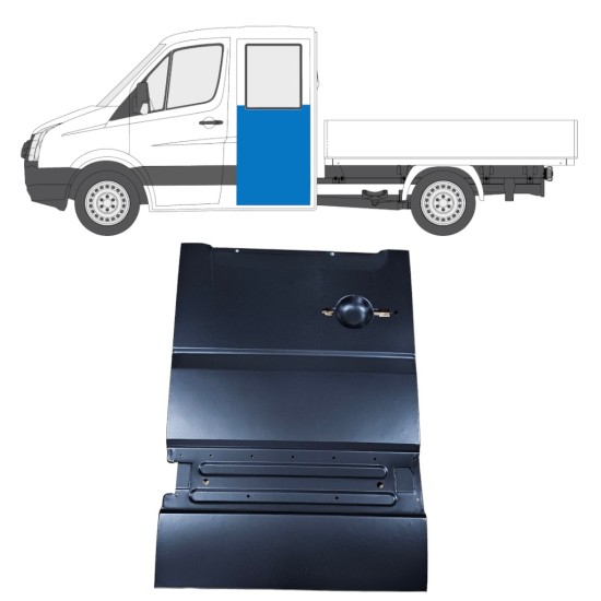 Aizmugurējo durvju panelis priekš Volkswagen Crafter 2005-2017 / Kreisā 14238