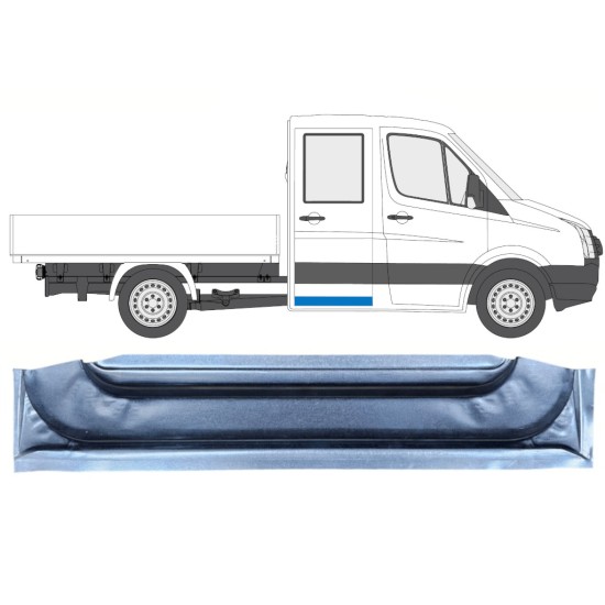 Aizmugurējo durvju iekšējā daļa priekš Volkswagen Crafter 2005-2017 / Kreisais = Labais (simetrisks) 13747