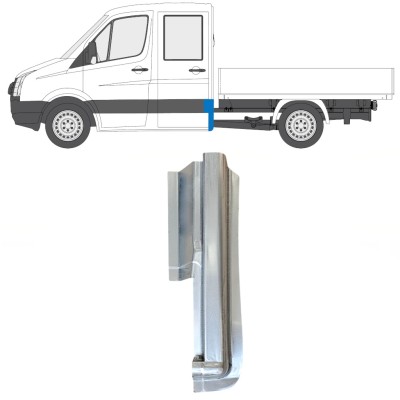 Aizmugurējais statņa stūris priekš Volkswagen Crafter 2005-2017 / Labā 15509