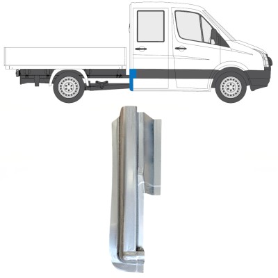 Aizmugurējais statņa stūris priekš Volkswagen Crafter 2005-2017 / Labā 15508