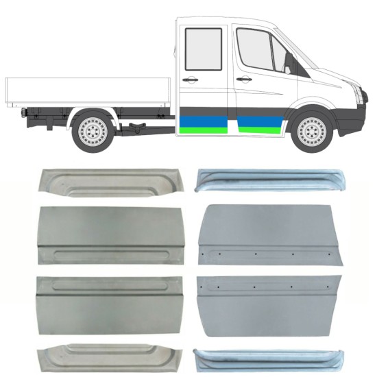 Durvju panelis priekš Volkswagen Crafter 2005-2017 / Komplekts 14483