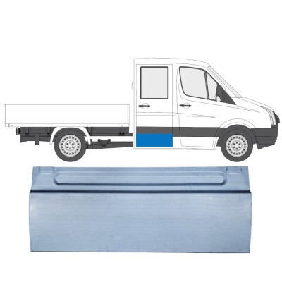 Aizmugurējo durvju panelis priekš Volkswagen Crafter 2005-2017 / Kreisais = Labais (simetrisks) 13665