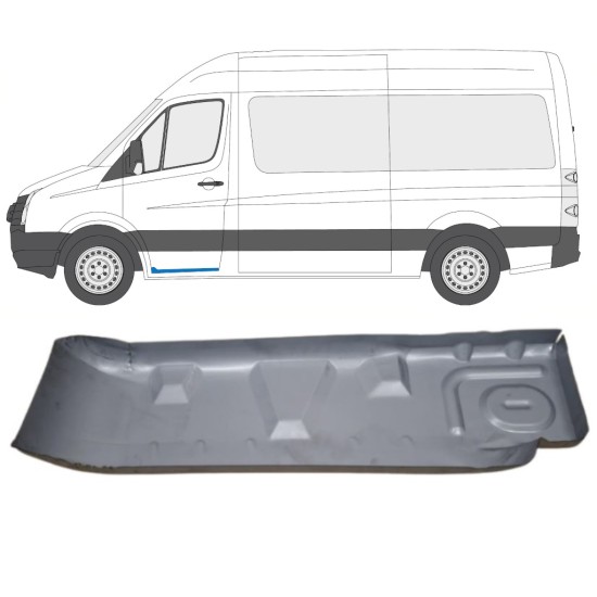 Sliekšņa remonta daļa priekš Volkswagen Crafter 2005-2017 / Kreisā 15543