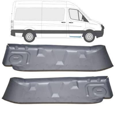 Sliekšņa remonta daļa priekš Volkswagen Crafter 2005-2017 / Kreisais+Labais / Komplekts 15544