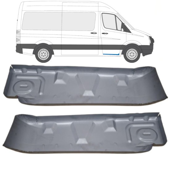 Sliekšņa remonta daļa priekš Volkswagen Crafter 2005-2017 / Kreisais+Labais / Komplekts 15544
