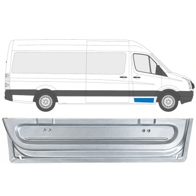 Priekšpuse durvju iekšējais panelis priekš Volkswagen Crafter 2005-2017 / Labā 17056