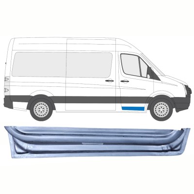 Priekšpuse durvju iekšējais panelis priekš Volkswagen Crafter 2005-2017 / Labā 15501