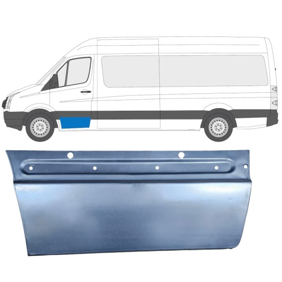 Priekšpuse durvju panelis priekš Volkswagen Crafter 2005-2017 / Kreisā 13448