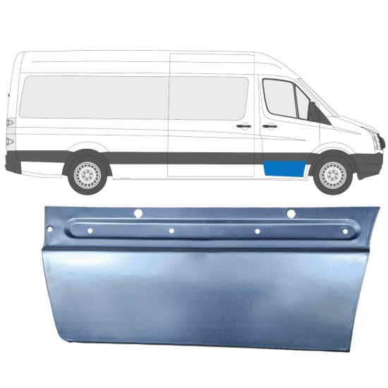 Priekšpuse durvju panelis priekš Volkswagen Crafter 2005-2017 / Labā 13444