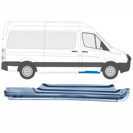 Priekšpuse durvju slieksnis priekš Volkswagen Crafter 2005-2017 / Labā 13970