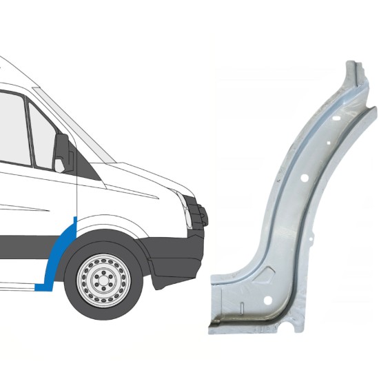 Priekšējā arka iekšā priekš Volkswagen Crafter 2005-2017 / Labā 15498