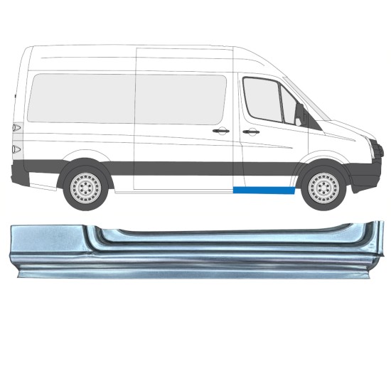 Priekšpuse durvju slieksnis priekš Volkswagen Crafter 2005-2017 / Labā 17271