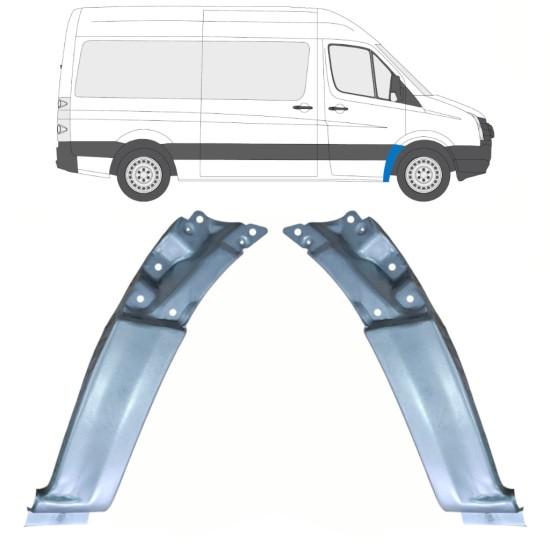 Priekšējā spārna daļa priekš Volkswagen Crafter 2005-2017 / Labā 17255