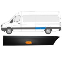 Aizmugurējā spārna sānu josla ar lukturi priekš Volkswagen Crafter 2005-2017 / Kreisā / Komplekts 13994