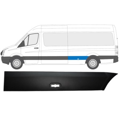 Aizmugurējā spārna sānu josla priekš Volkswagen Crafter 2005-2017 / Kreisā 13827