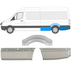 Aizmugurējā arka priekš Volkswagen Crafter 2005-2017 / Kreisā / Komplekts 13944