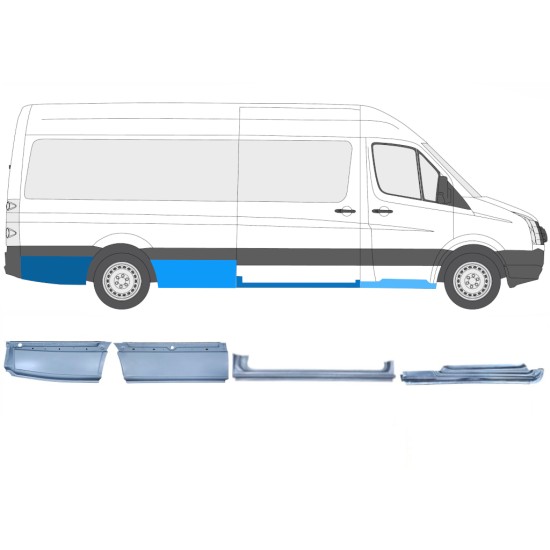 Remontdaļu komplekts priekš Volkswagen Crafter 2005-2017 / Labā / 14504