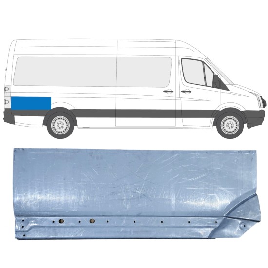 Aizmugurējā arka aizmugurējā daļa priekš Volkswagen Crafter 2005-2017 / Labā 13894