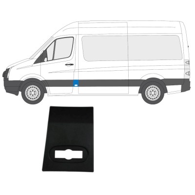 Priekšējā sānu josla priekš Volkswagen Crafter 2005-2017 / Kreisā 13688