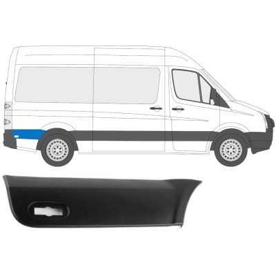 Aizmugurējā spārna sānu josla aiz riteņa priekš Volkswagen Crafter 2005-2017 / Labā 13691