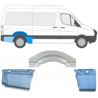 Aizmugurējā arka priekš Volkswagen Crafter 2005-2017 / Labā / Komplekts 13941