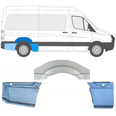 Aizmugurējā arka priekš Volkswagen Crafter 2005-2017 / Labā / Komplekts 13941
