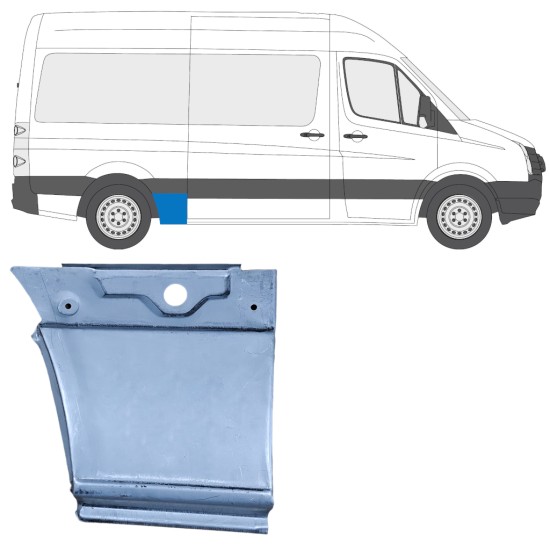 Aizmugurējā arka priekš Volkswagen Crafter 2005-2017 / Labā 13445