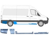 Remontdaļu komplekts priekš Volkswagen Crafter 2005-2017 / Labā / 14502