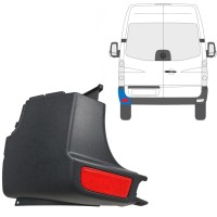 Aizmugurējā bufera stūris ar atstarotāja lukturi priekš Volkswagen Crafter 2005-2017 / Kreisā / Komplekts 15552