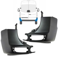 Aizmugurējā bufera stūris priekš Volkswagen Crafter 2005-2017 / Kreisais+Labais / Komplekts 15549