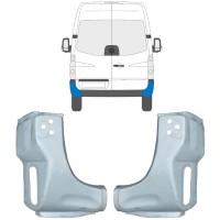 Aizmugurējais statņa stūris priekš Volkswagen Crafter 2005-2017 / Kreisais+Labais / Komplekts 15507