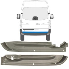 Aizmugurējo durvju panelis priekš Volkswagen Crafter 2005-2017 / Kreisais+Labais / Komplekts 14023