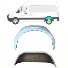 Aizmugurējā riteņa iekšējā arka priekš Volkswagen Crafter 2005-2017 / Kreisā / Komplekts 14322