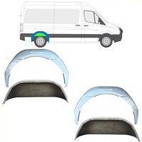 Aizmugurējā riteņa iekšējā arka priekš Volkswagen Crafter 2005-2017 / Komplekts 14498