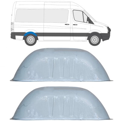 Aizmugurējā riteņa arka priekš Volkswagen Crafter 2005-2017 / Komplekts 14283