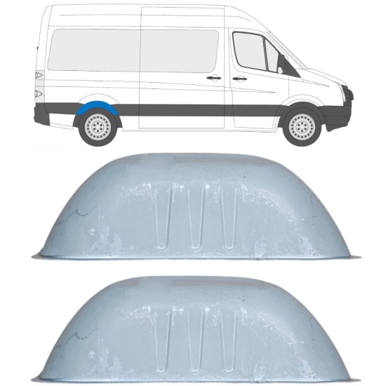 Aizmugurējā riteņa arka priekš Volkswagen Crafter 2005-2017 / Komplekts 14283