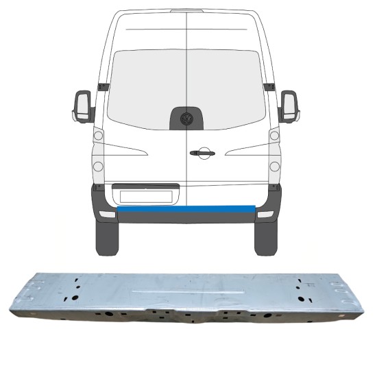 Aizmugurējā daļa priekš Volkswagen Crafter 2005-2017 14239