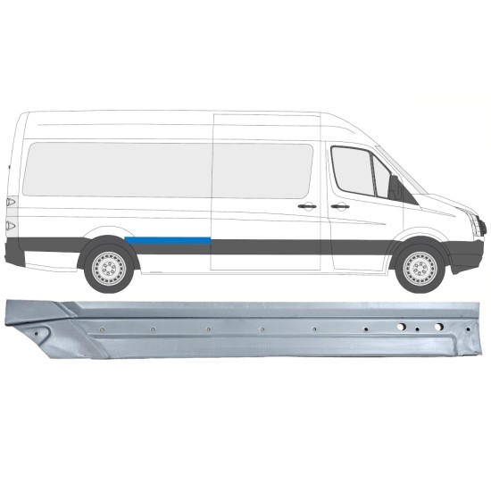 Aizmugurējā arka priekš Volkswagen Crafter 2005-2017 / Labā 14332