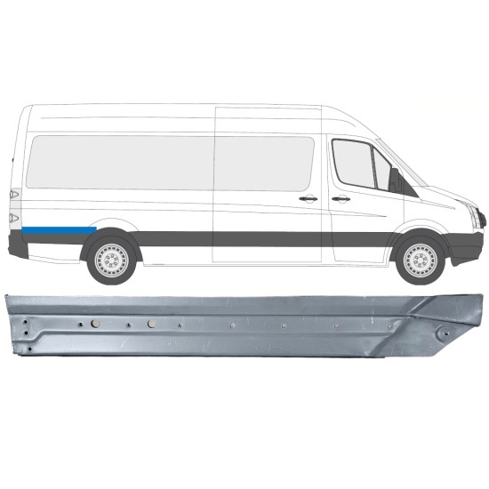Aizmugurējā arka priekš Volkswagen Crafter 2005-2017 / Labā 14331