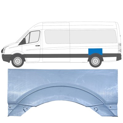 Aizmugurējā arka priekš Volkswagen Crafter 2005-2017 / Kreisā 13441