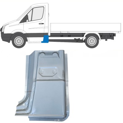 Aizmugurējais statņa stūris priekš Volkswagen Crafter 2005-2017 / Kreisā 15503