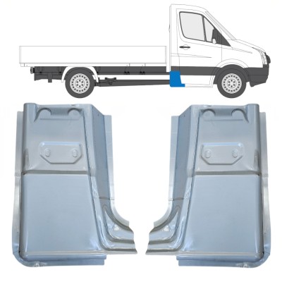 Aizmugurējais statņa stūris priekš Volkswagen Crafter 2005-2017 / Kreisais+Labais / Komplekts 15504